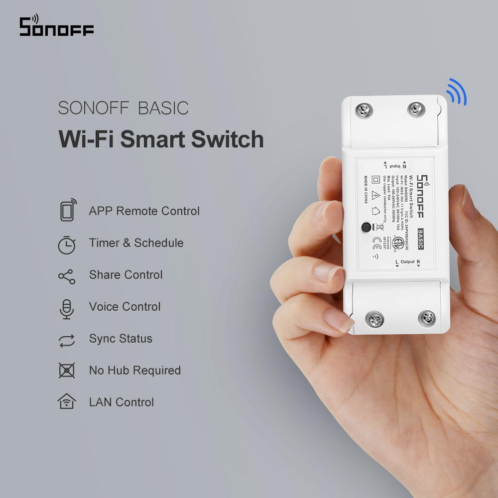 Sonoff Basic Switch - Itead SONOFF 基本 R2 ミニ DIY