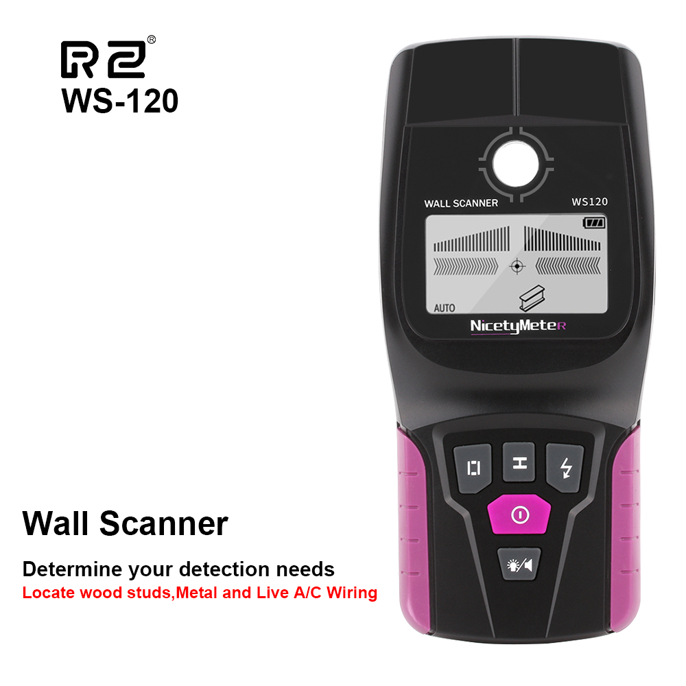 Water Leak Detector Wired - RZ 壁スキャナー多機能壁検出器活線ケーブル PVC 水道管金属ファインダースキャナー