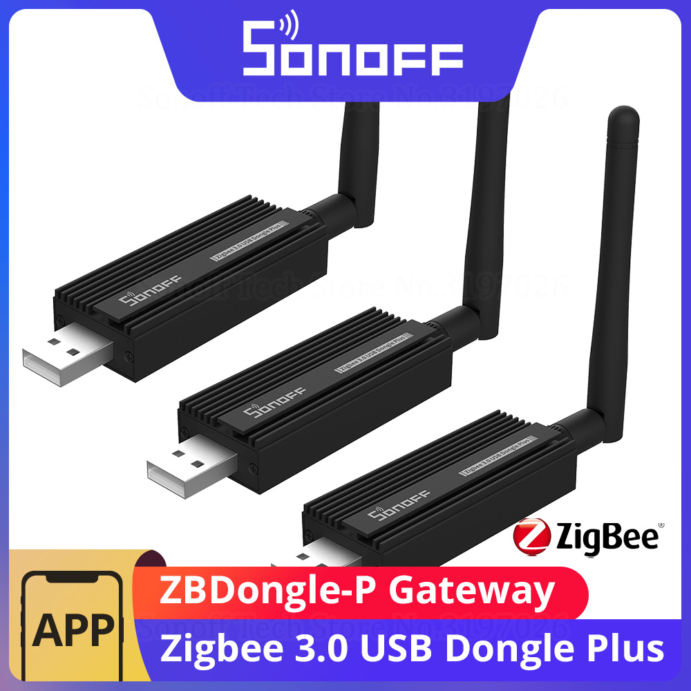 Zigbee Coordinator Stick - SONOFF Zigbeeゲートウェイ3.0 ZBDongle-P USBドングルハブ。Matterに対応し、Home AssistantやZigbee2MQTTでスマートホームデバイスを制御可能。