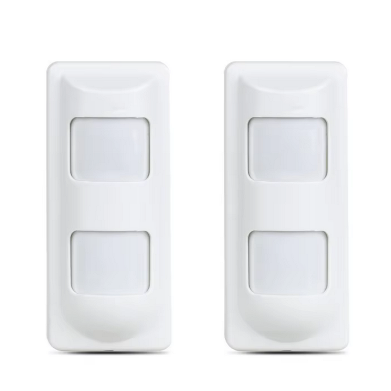 Motion Sensor Pir Wired - 2個の有線2PIR+マイクロ波屋外アンチマスクアンチEMI PIRモーションセンサー、有線警報システム用、ペットフレンド/カーテン/広角用