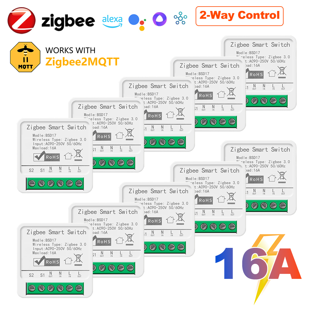 16A ZigBee3.0 スマートライトスイッチ、ホームオ - Smart Home Automation Diy のレビューと価格