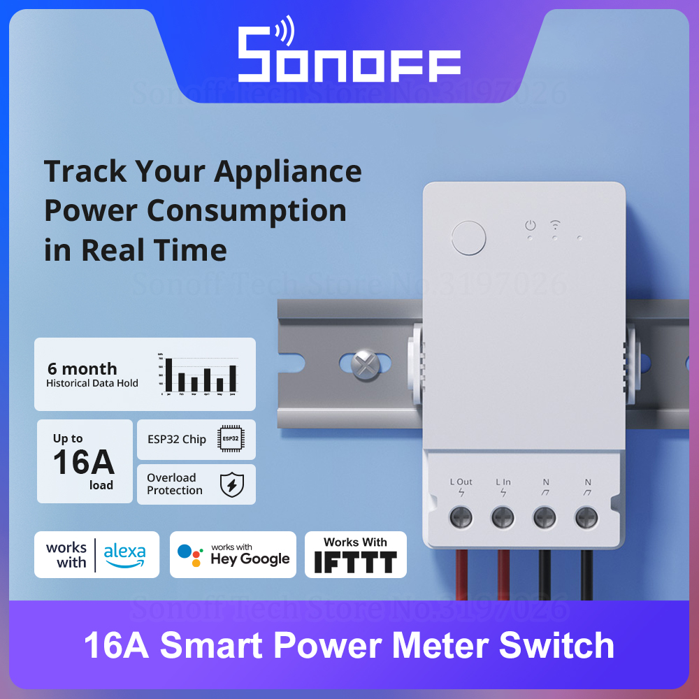 スマートパワー計スイッチ,ppow配信元16a,esp32チ - Sonoff Basic Switch のレビューと価格