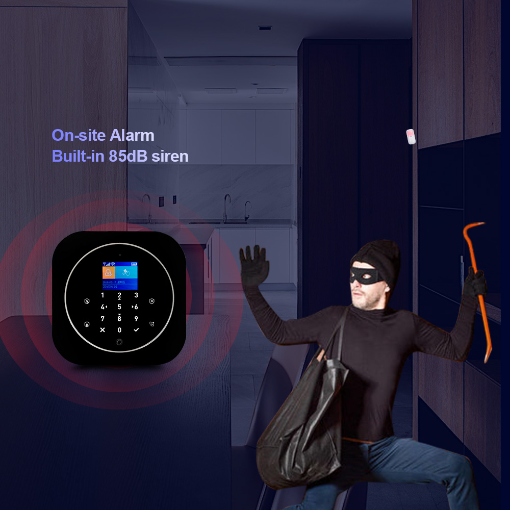KERUI G12 ワイヤレス Tuya ホーム警報システム - Smart Home Automation Diy のレビューと価格