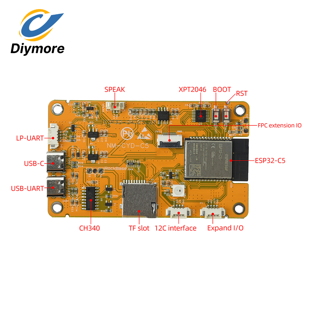 ESP32-C5 2.8 インチタッチスクリーン LCD 開 - Smart Home Automation Diy のレビューと価格