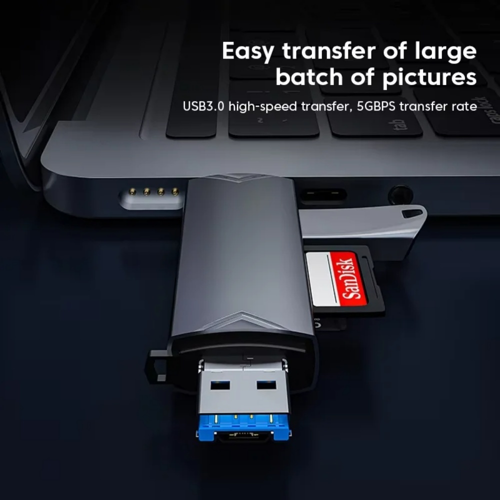 6-in-1 USB 3.0 OTGカードリーダー USB- - Home Assistant Sd のレビューと価格